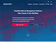 Tablet Screenshot of desk-net.com